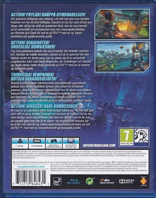 Ratchet and Clank - PS4 (B Grade) (Genbrug)